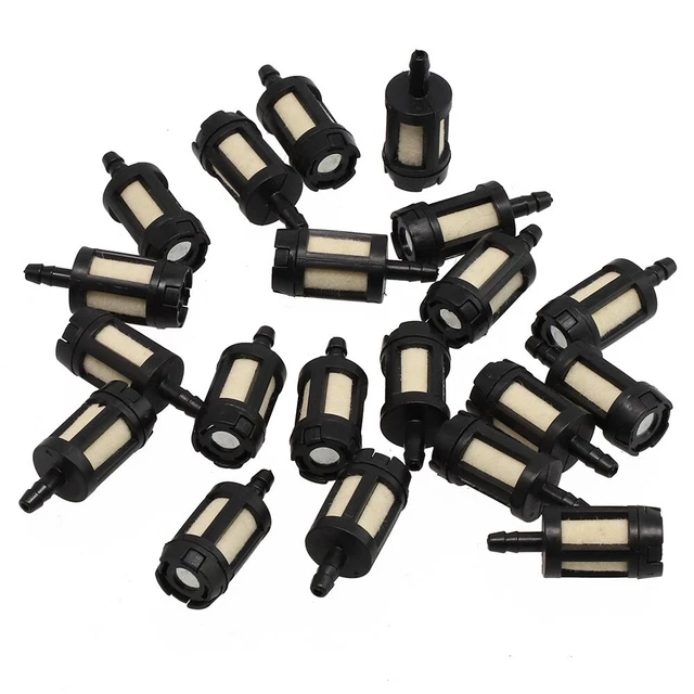 Lot De 12 Filtres à Carburant Universels 4x30 Mm - Pour Voiture, Moto, Tondeuse, Générateur