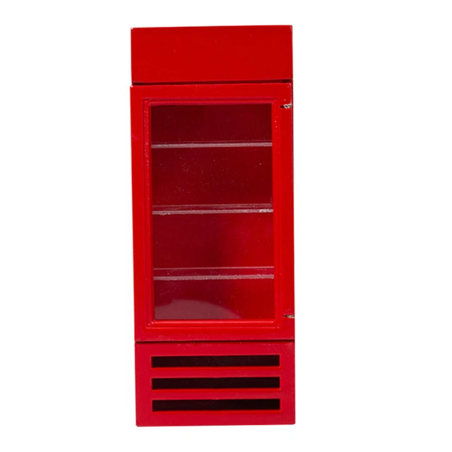 Simulated Refrigerator Mini House Accessory Decorations Miniature Furniture