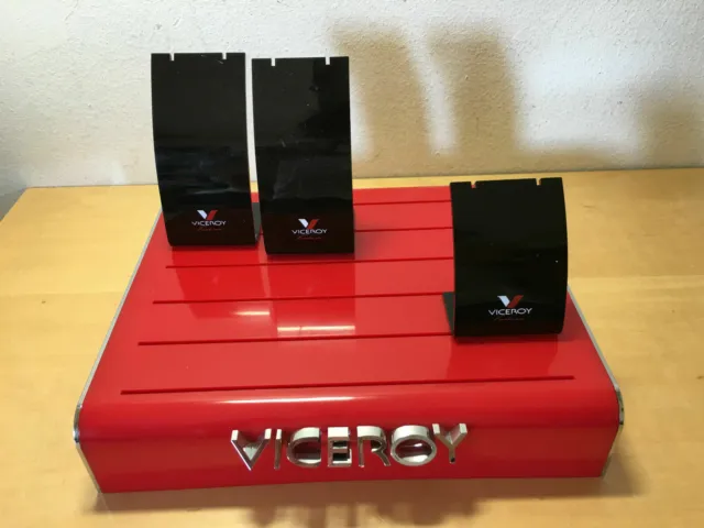 Used in shop - Display VICEROY Expositor - 23,5 X 20 x 5 cm - Red color - Usado
