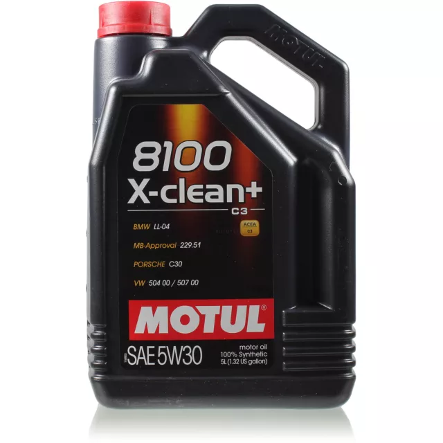 MANN-FILTER Inspection set 5 L Motul 8100 X-clean+ 5W-30 pour Mazda 6 Break 2.2 2