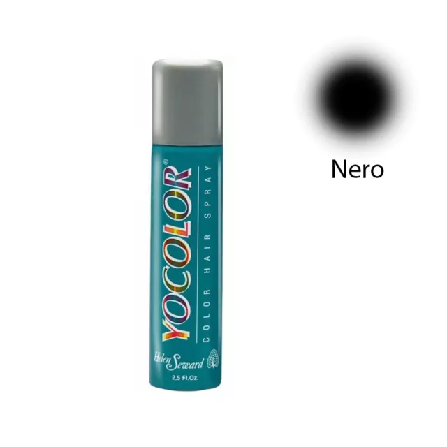 Yocolor Helen Seward Lacca Spray Colorata Per Capelli Nero 75 Ml