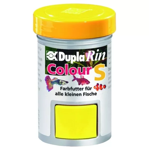 Dupla Rin Colour S Dosierer - 65 ml Futtergranulat für kleine Zierfische Guppy