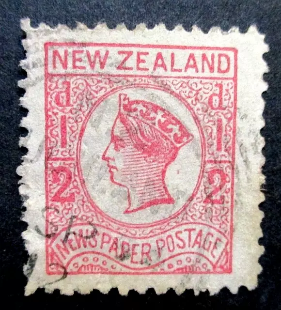 Neuseeland (Kolonie)- Mi 42C-1/2 P Queen Victoria 1873 WZ2 gest. rar MW 90,-€