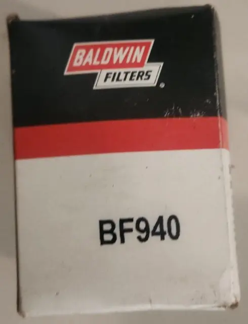 Baldwin BF940 Spin-On Fuel Filter 15 Micron New Old Stock
