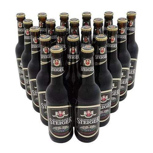 (3,00€/1l) Dresdner Schwarzer Steiger - Schwarzbier (20 Flaschen à 0,5 l / 5,0 %