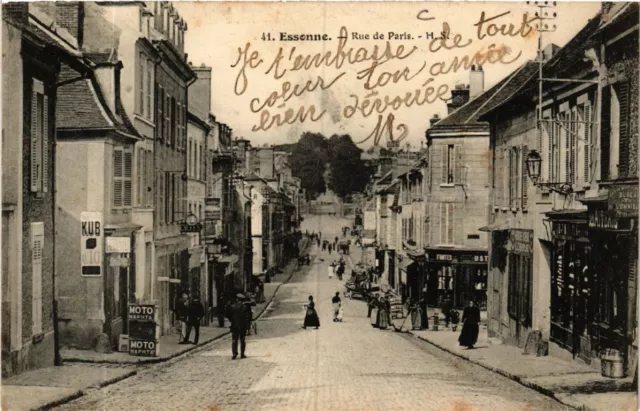 CPA AK ESSONNE - Rue de Paris (489210)