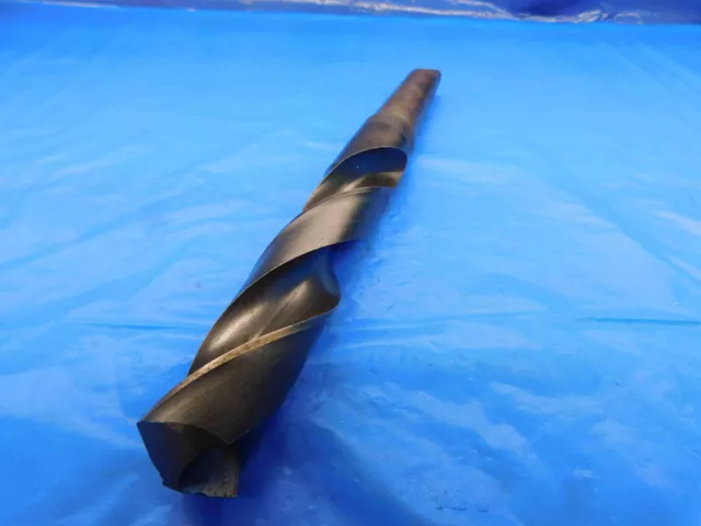 Morse 1 1/16 O.d. Hss Twist Drill Bit Morse Taper #3 Shank 4 5/8 Loc 1.0625 Mt3