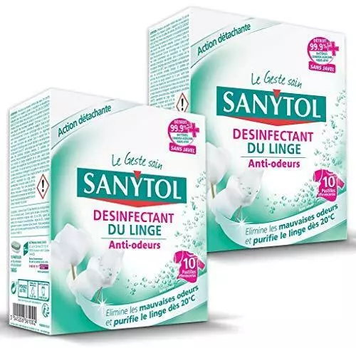 Poudre détachante désinfectante pour le linge Sanytol