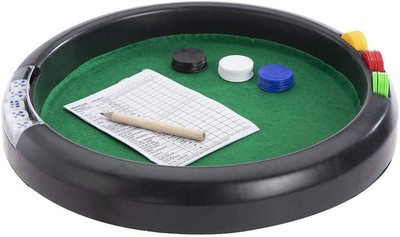 Rouge SIQUK Plateau de des Cuir et Velours Piste de Dés pour DND RPG Jeux de Table 