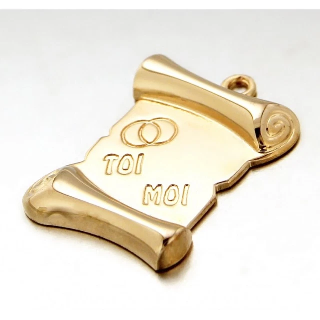 Pendentif Crâne Plaqué Or 18 Carats – Tête De Mort Brillante Et Sans Nickel