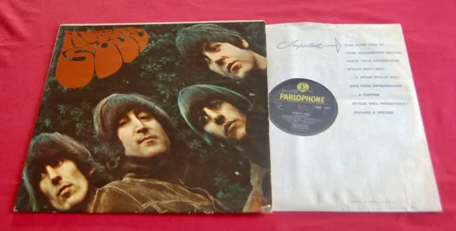 The Beatles - Rubber Soul - 1965 Uk Pressing - Rare -4/-1 Matrix - Sleeve Error