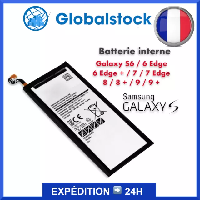 Batterie Pour Samsung Galaxy S6/S7/S8/S9/S10 Edge Plus Lite 5G + Outils