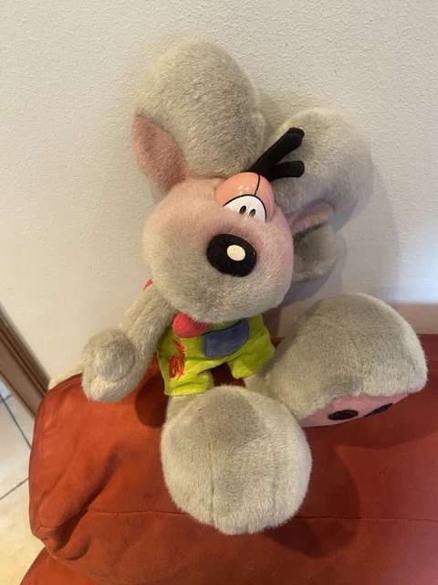 Rarissimo peluche pupazzo topo Diddl 32 cm vintage da collezione