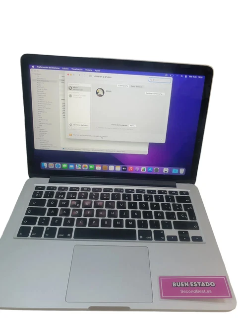Apple MacBook Pro A1502 2015 8/128 GB 13'' Ordinateur Portable Deuxième