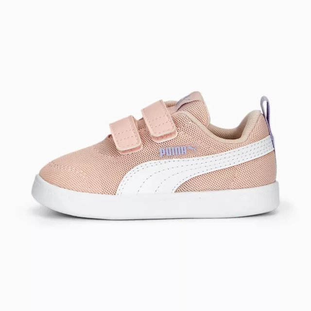 Scarpe Puma Bambina 371759 13 Rosa Sneakers Sportive Rosa Courtflex Strappi