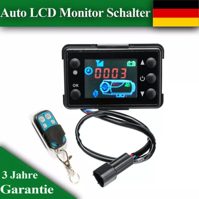 LCD Monitor Schalter Für Air Diesel Standheizung Luftheizung + Fernbedienung