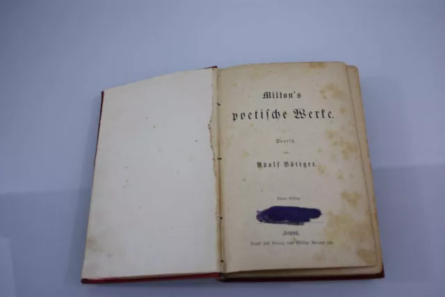 Milton' s poetische Werke Adolf, Böttger: 2