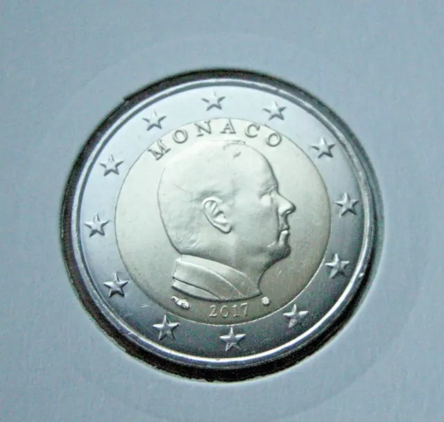 2 EURO  MONACO    2017     PIECE  NEUVE   Prince Albert de MONACO .