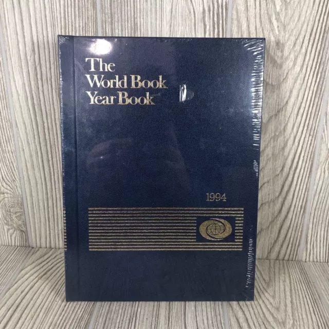 The World Book Year Book Hardcover 1994 Events Of 1993 New - Factory Wrapped