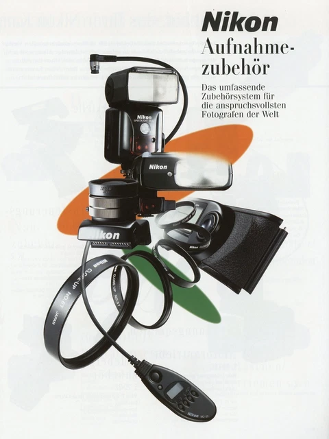 Nikon Prospekt 2001 3/01 D accesorios de grabación folleto accesorios catálogo