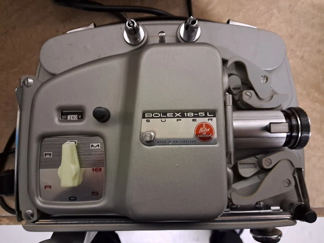 Projecteur Bolex 18-5L Super 8 Fonctionne Parfaitement