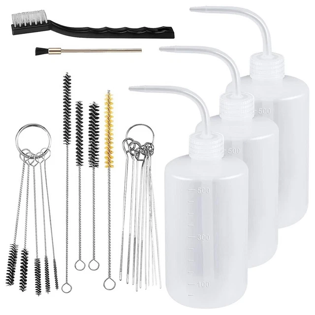 24 Piece 500Ml Plastic Squeeze Wash Bottle Easy to Use Durable in Use D4J2ofr