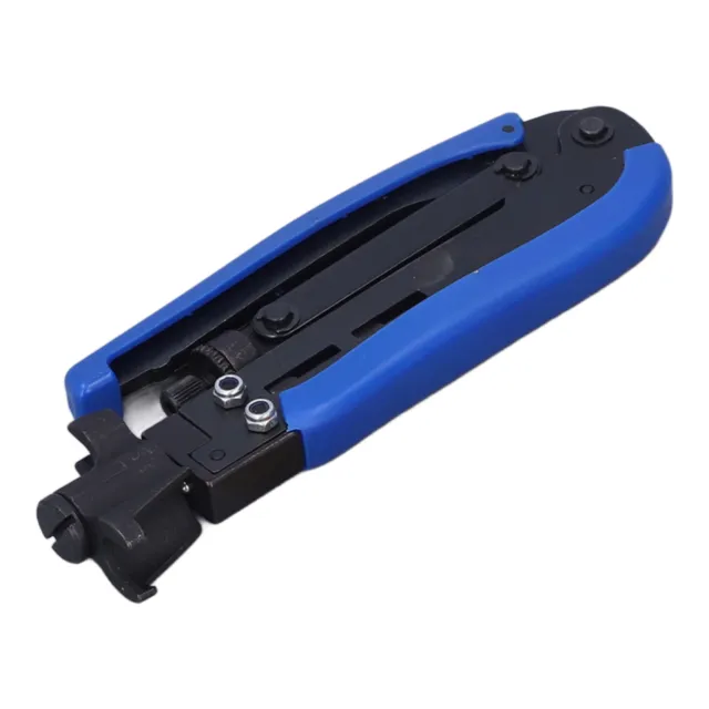 Coax Cable Crimper Kit Coaxial Compression Tool Network Toolkit For Stripping♪