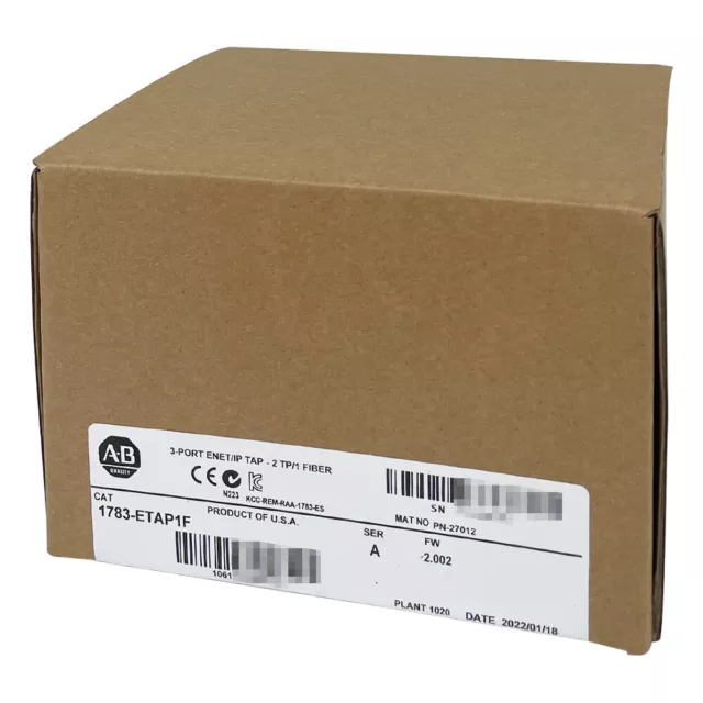 1PCS 2022 NEW 1783-ETAP1F 3-Port Ethernet/IP Tap 1783ETAP1F USA