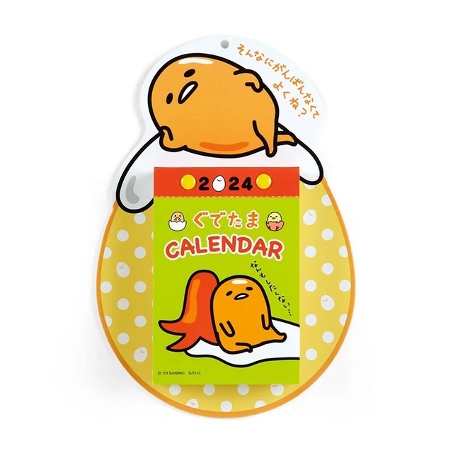 SANRIO GUDETMA DAILY wall calendar 2024 Japan Japanese Kawaii Character