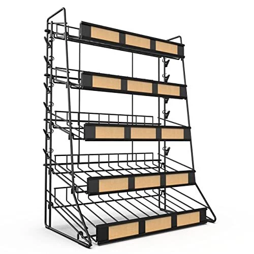 5 Tier Candy Display Rack, Large Snack Organizer For Countertop, Home Theatre