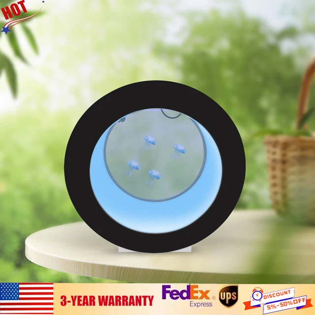 18L LED Aquarium Jellyfish Filter Oxygen Fish Tank Intelligent Fish Tank +Remote