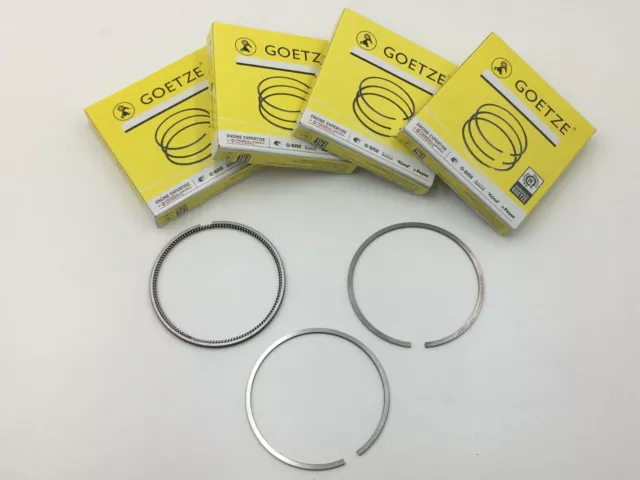 X4 pcs. PISTON RINGS SET 08-434600-00 FITS FOR GOETZE 84.0 mm 1.5-2.0-1.2 mm