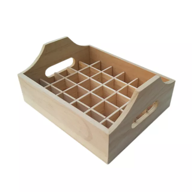 Wood Essential Oil Storage Tray Organizer Holder Display