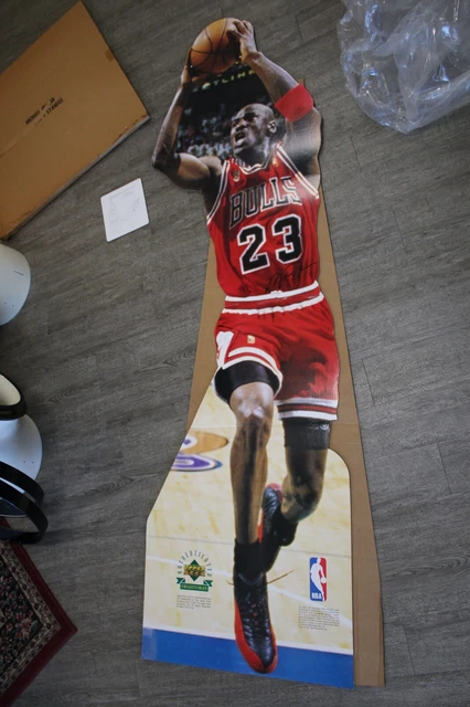 1997 UD MICHAEL Jordan Life Size Cardboard Stand-Up Authenticated 8