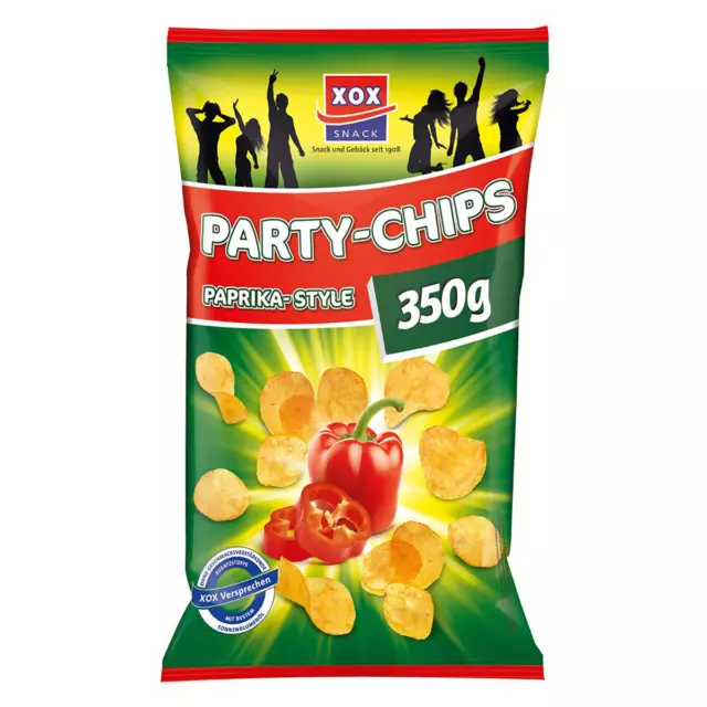 Xox Classic Party Chips Poivron Style Croustillant Chips de Pomme de Terre