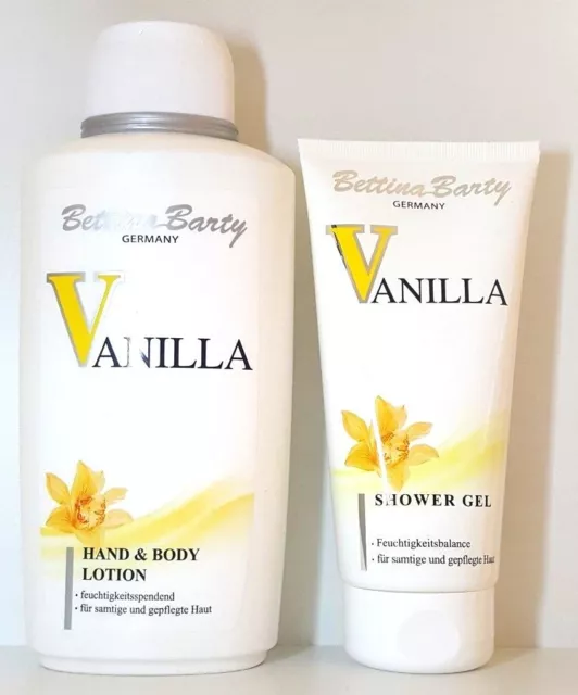 Bettina Barty Vanilla Set Body Lotion 500 ml & Shower Gel 150 ml