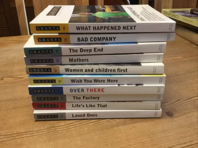 Granta Magazine Bundle Job Lot. 10 Editions Various