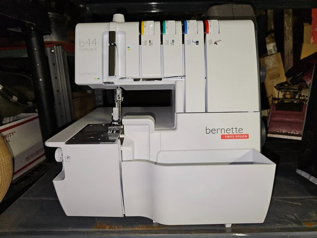 Bernina Bernette b44 Funlock Overlock Serger no power cord no pedal Bernina Bernette b44 Funlock Overlock Serger no power cord no pedal