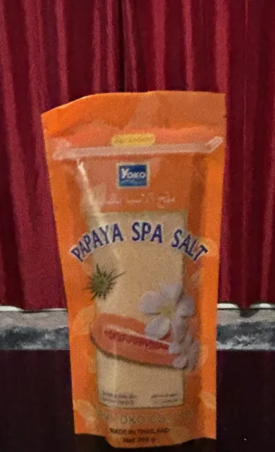 YOKO SPA SALT EFFECTIVE BODY SCRUB 300g Papaya Spa Salt
