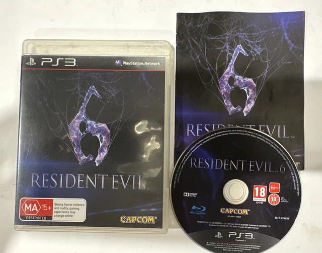 Resident Evil 6 Ps3 Game | PlayStation 3 Complete with Manual
