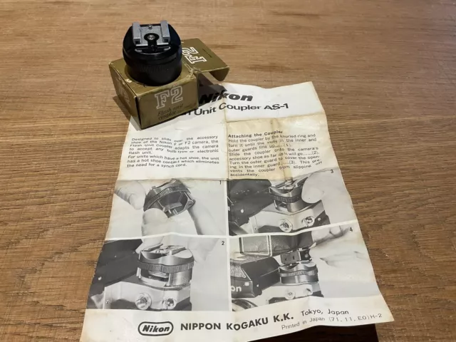 Nikon AS-1 Slitta Flash F2