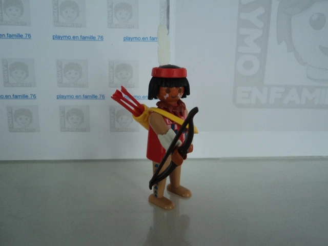 Lot Playmobil Vintage Western Indiens - Personnages, Chevaux, Accessoires - Bon État (Set 3731/3733)