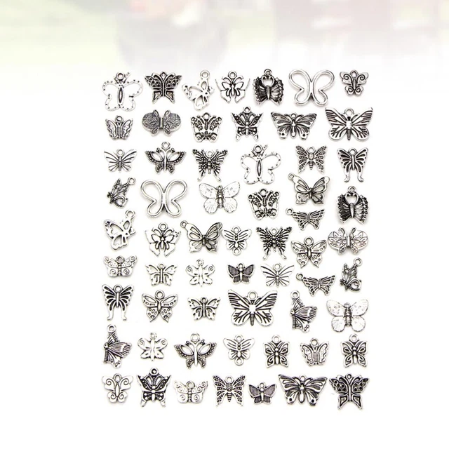 60 PCS Zubehör Zur Schmuckherstellung Anhänger Armbänder Antike Reize Armband