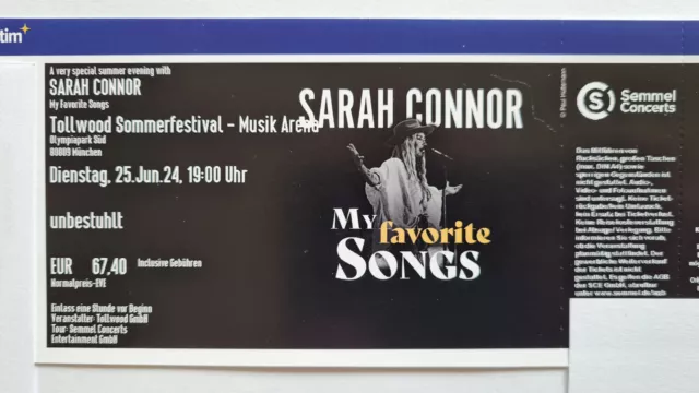 Sarah Connor 25.06.2024 Tollwood München - Arena Stehplatz