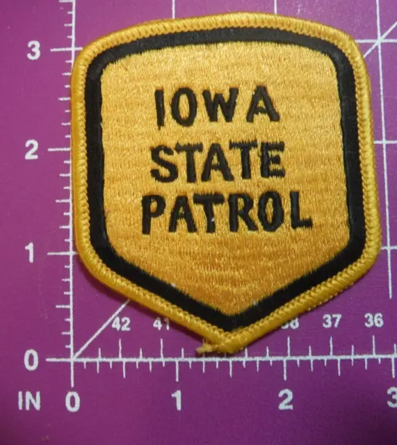 Iowa-State Patrol vintage patch