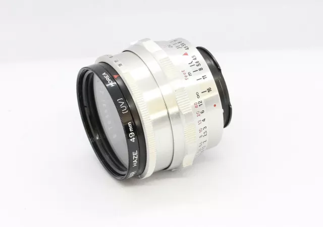 Carl Zeiss Jena Tessar  40mm 1:4,5  Objektiv für Exa/ Exakta Bajonett