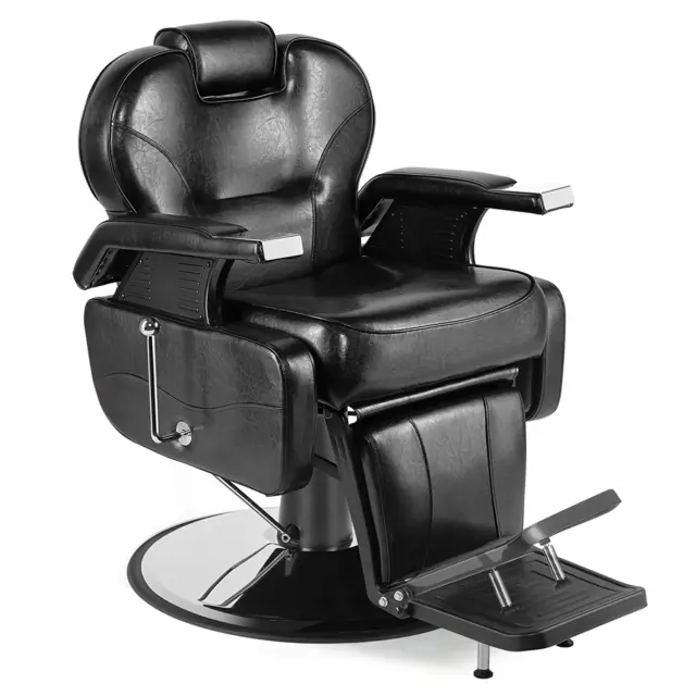 Artist Hand Black All Purpose Hydraulic Recline Barber Chair Salon Beauty Stylin