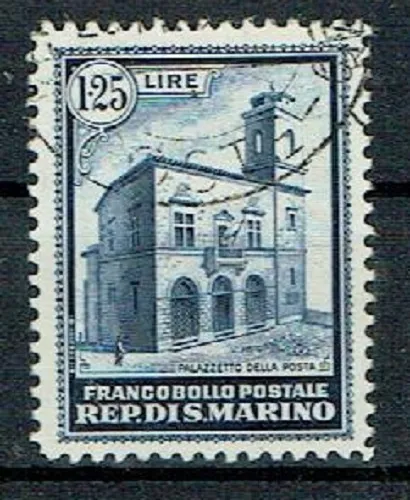 San Marino Michel Number 177 Postmarked