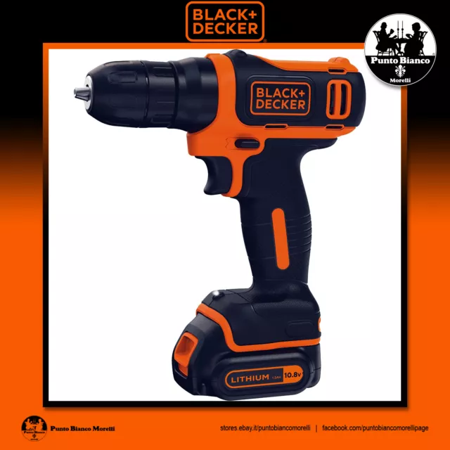 BLACK+DECKER. Trapano Avvitatore 10.8V Litio - Hammer drill  | BDCD12-QW