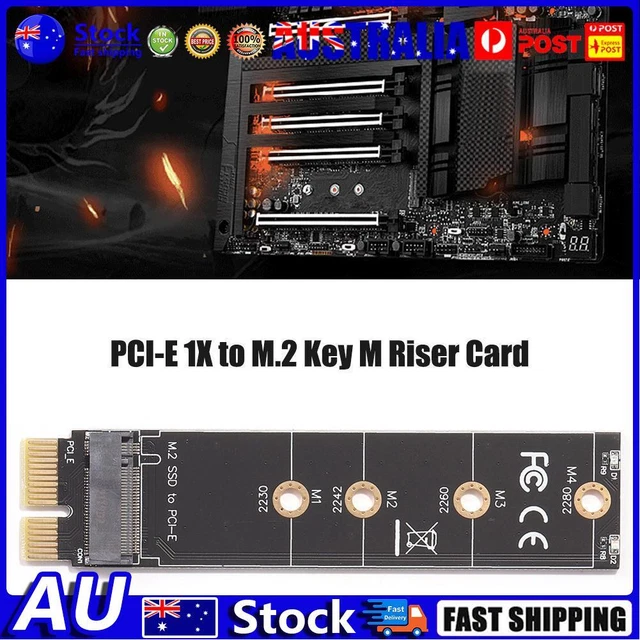 PCIE to M2 Adapter NVMe SSD M.2 PCIE M Key Reader Supports 2230 2242 2260 2280